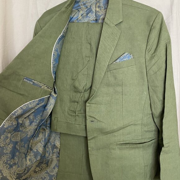 Custom Linen Suit - Picture 2 of 4